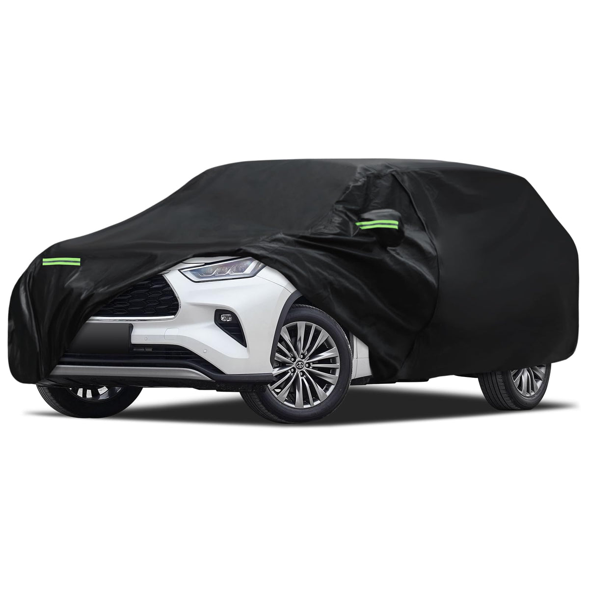 Migaven front view on Highlander showing full coverage and protection