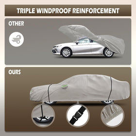 Migaven mirror pocket with reflective stripe increases nighttime visibility