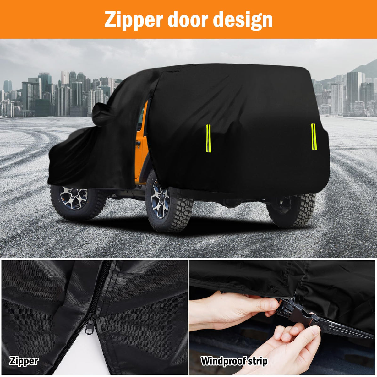 Migaven reflective strip glowing at night for added safety