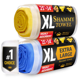 Mighty Cleaner front packaging showing 2pk and XL size benefit