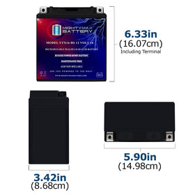Mighty Max Battery terminal close-up with clear polarity and secure connection benefit