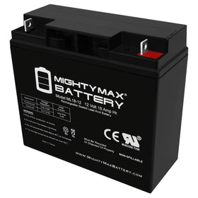 Mighty Max front view showing compact SLA battery and clear fit benefit