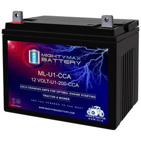 Mighty Max ML-U1 front view showing compact sealed battery and reliable design