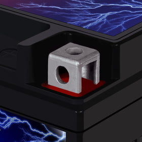 Mighty Max Battery YTX4L-BS packaged with screws included illustrating what ships in the box