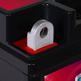 Mighty Max Battery in a rider lifestyle shot illustrating reliable start-up benefit