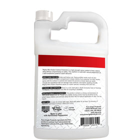 Mighty Mint gallon next to car battery for size and scale