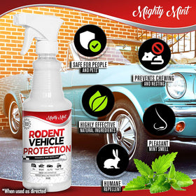 Mighty Mint spray bottle close-up highlighting easy-target nozzle