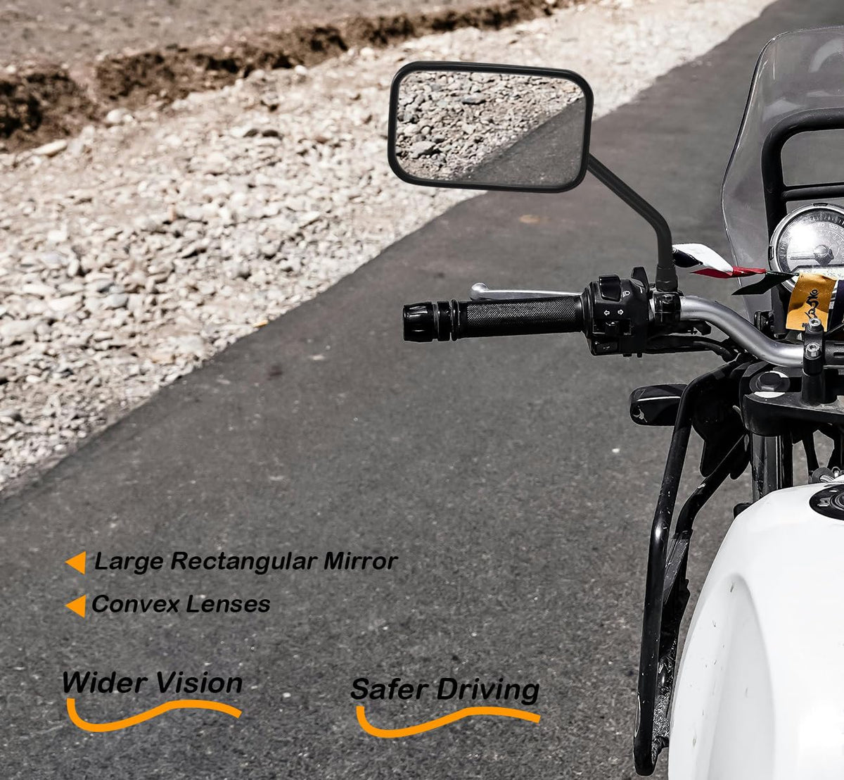 Miijzorr mounted on cruiser handlebar illustrating fit and clean low-profile look