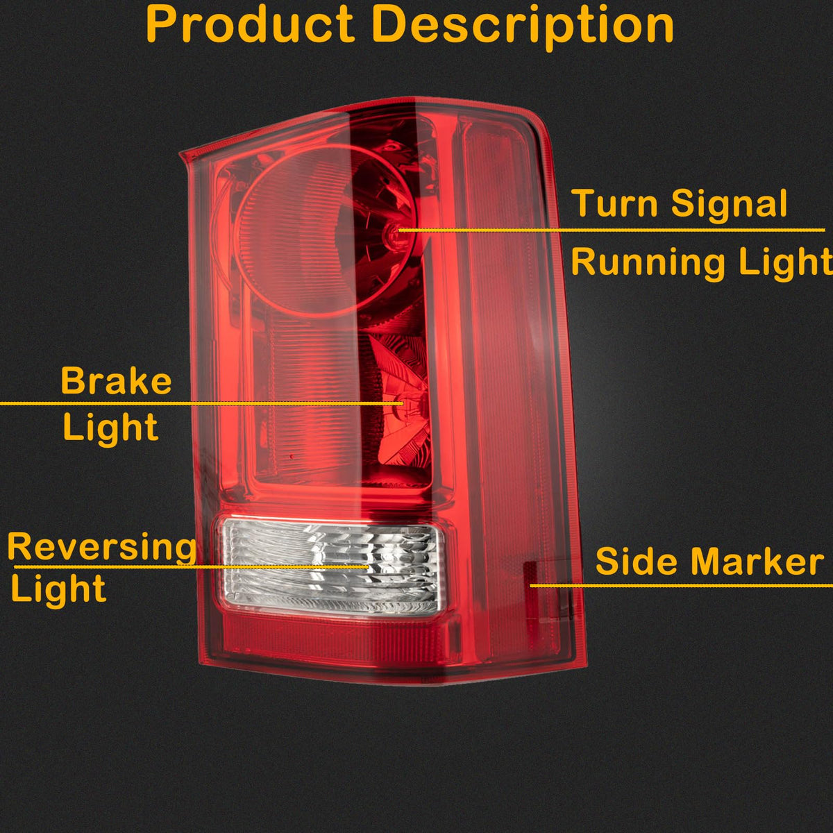MiKaFex clear red lens close-up highlighting durable construction and clarity