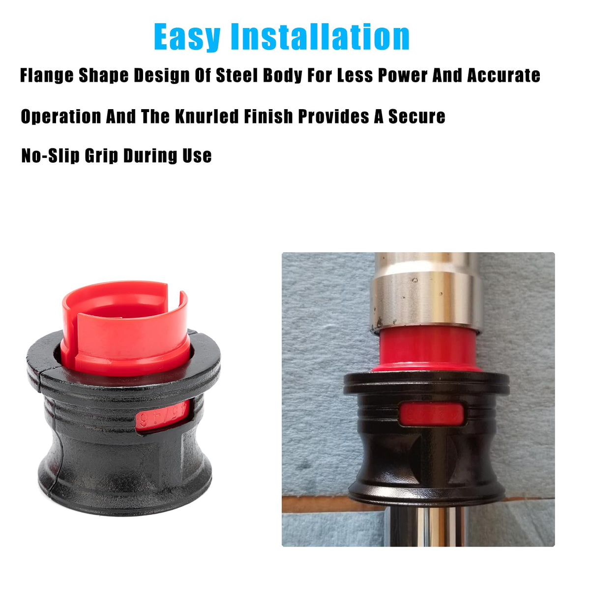 MiKaFex driver and handle close-up demonstrating sturdy grip
