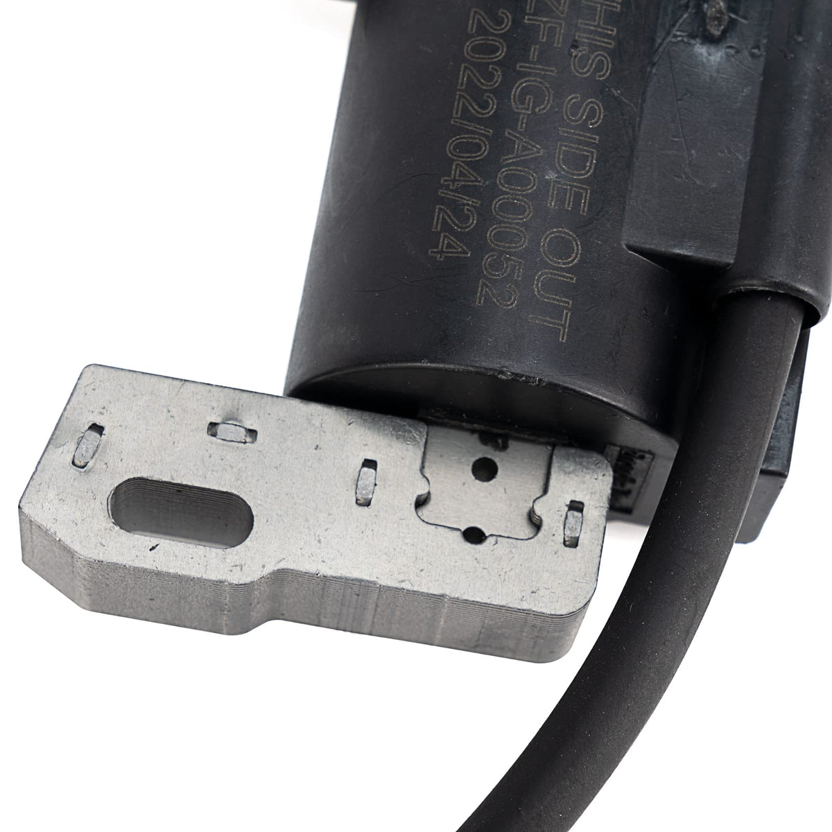 MiKaFex ignition coil on a lawn tractor demonstrating restored performance