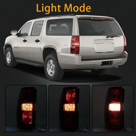 MiKaFex left tail light lens close-up revealing clear red detail benefit