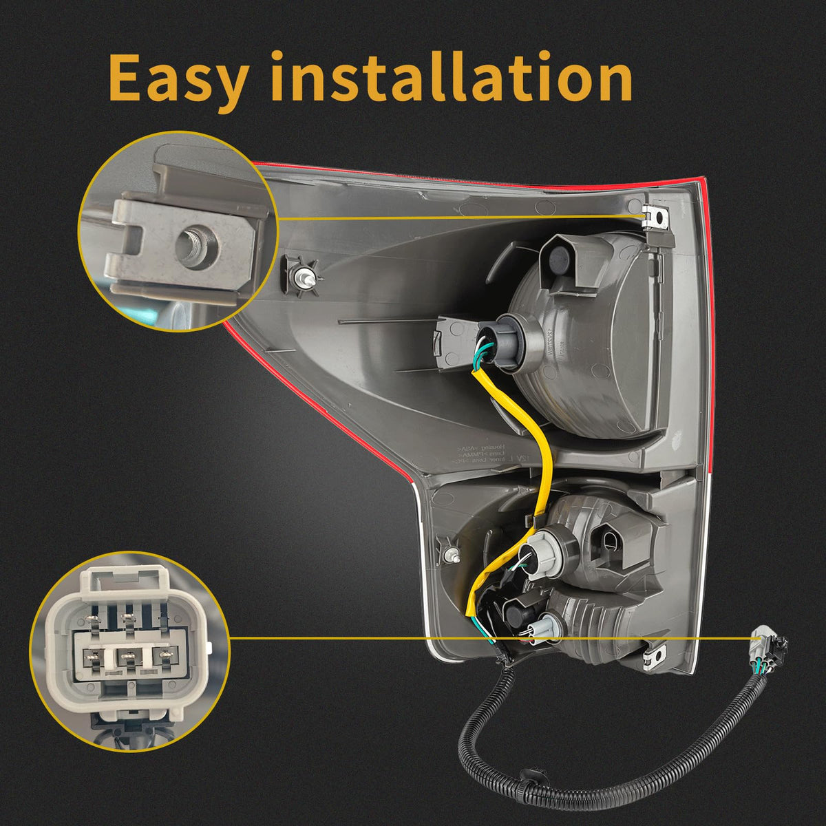 MiKaFex tail light beside ruler showing size for exact compatibility