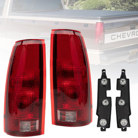 MiKaFex tail light front view showing red lens and OEM fit benefit