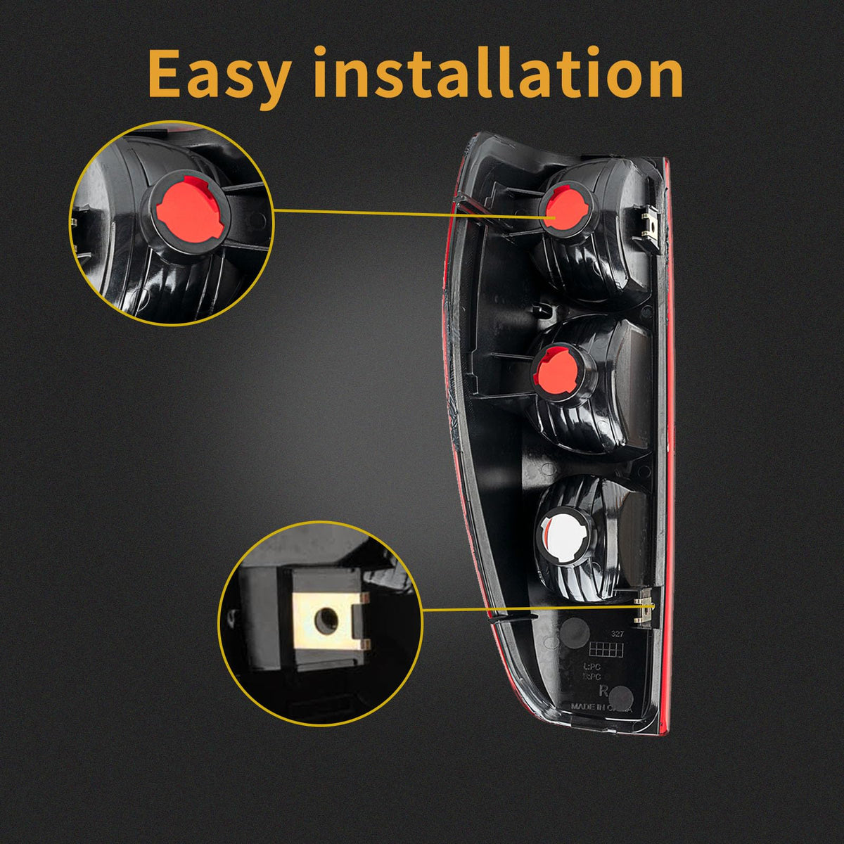 MiKaFex rear view showing connectors and mounting points for easy install