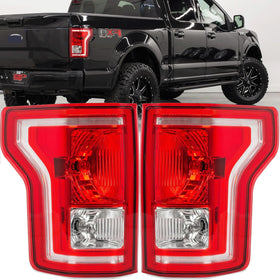 MiKaFex front view tail light assembly showing OEM-style fit and clean finish for easy replacement
