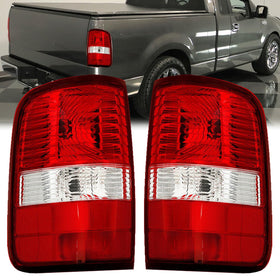 MiKaFex tail light front view showing red lens and OEM-style finish for improved visibility