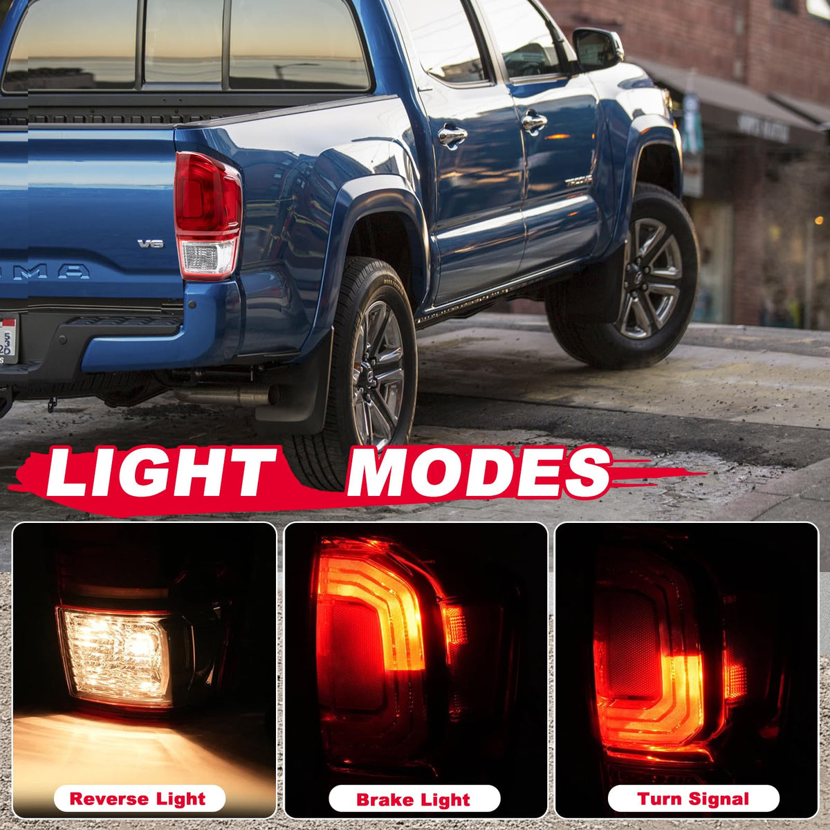 MiKaFex installed on Tacoma rear showing restored lighting visibility