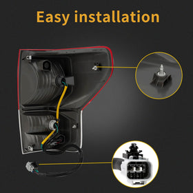 MiKaFex tail light installed on Toyota Tundra improving rear signal visibility