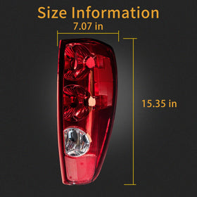 MiKaFex tail light illuminated on truck at night improving rear visibility