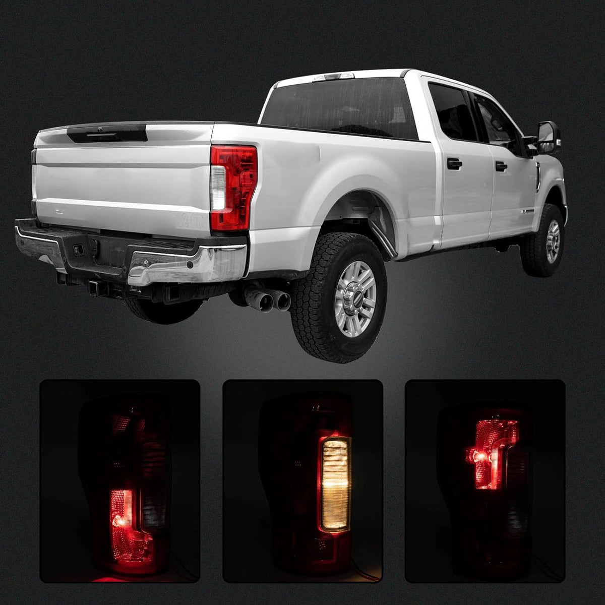 MiKaFex tail light housing detail showing ABS material resisting corrosion
