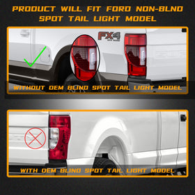 MiKaFex tail light illuminated at night showing consistent visibility and safety