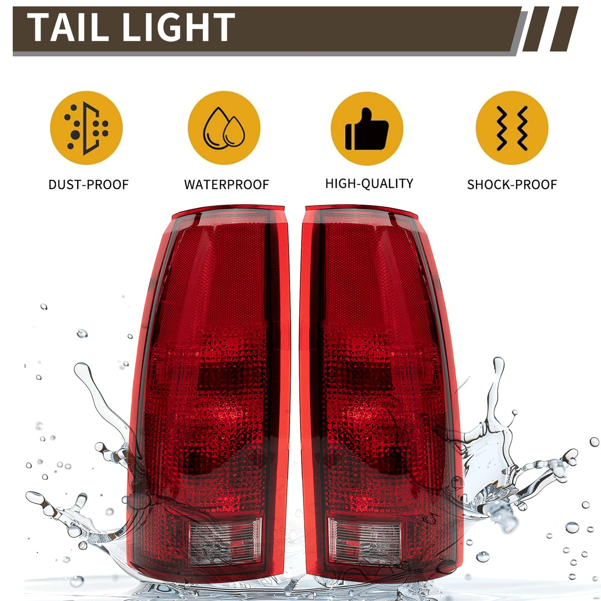 MiKaFex packaged tail light with label showing ready-to-install convenience