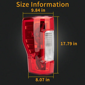 MiKaFex tail light held in hand showing scale and easy handling for install