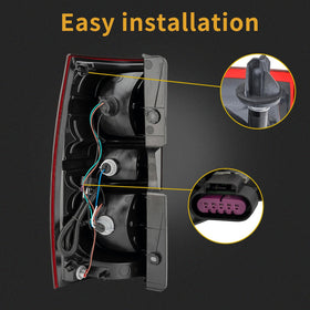 MiKaFex tail light beside ruler showing correct size and scale