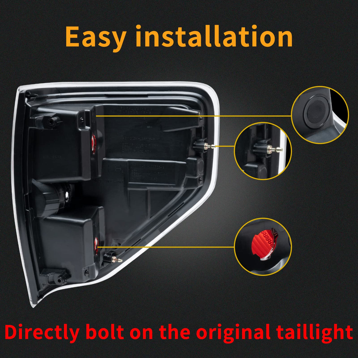 MiKaFex connector and sealed housing detail showing waterproof protection benefit