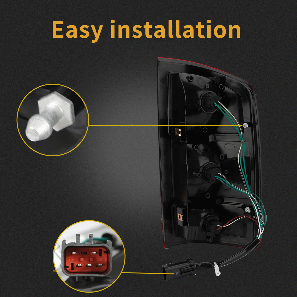 MiKaFex tail light held in hand to show scale and compact, sturdy design
