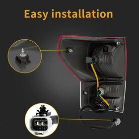 MiKaFex tail light beside ruler showing size and fitment confirmation benefit