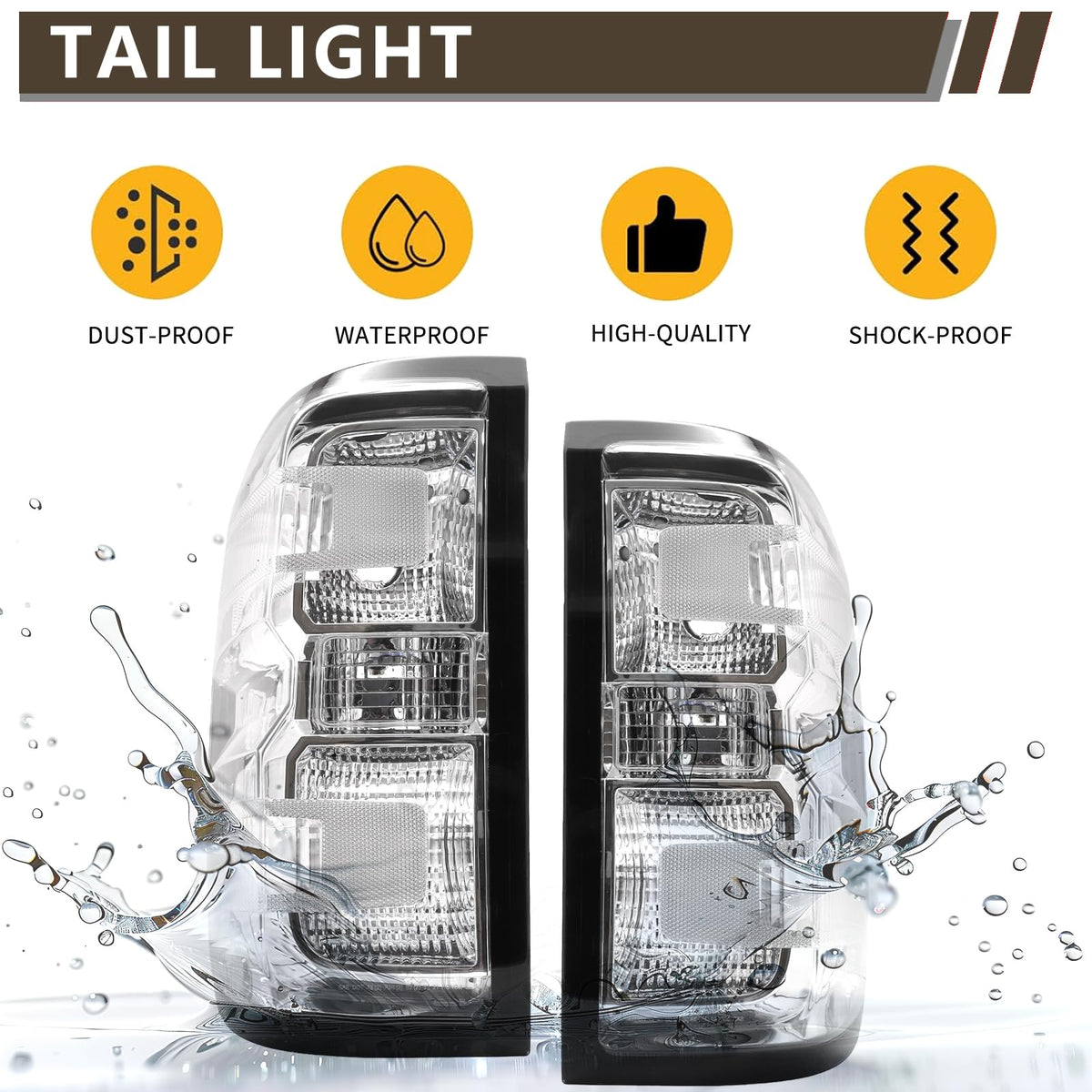 MiKaFex tail lights at night showing clear visibility and improved signaling