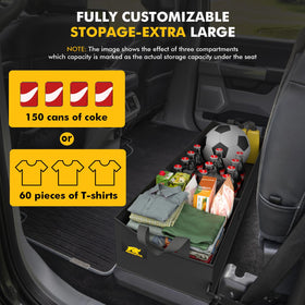 MIKKUPPA adjustable strap and buckle securing organizer to prevent sliding