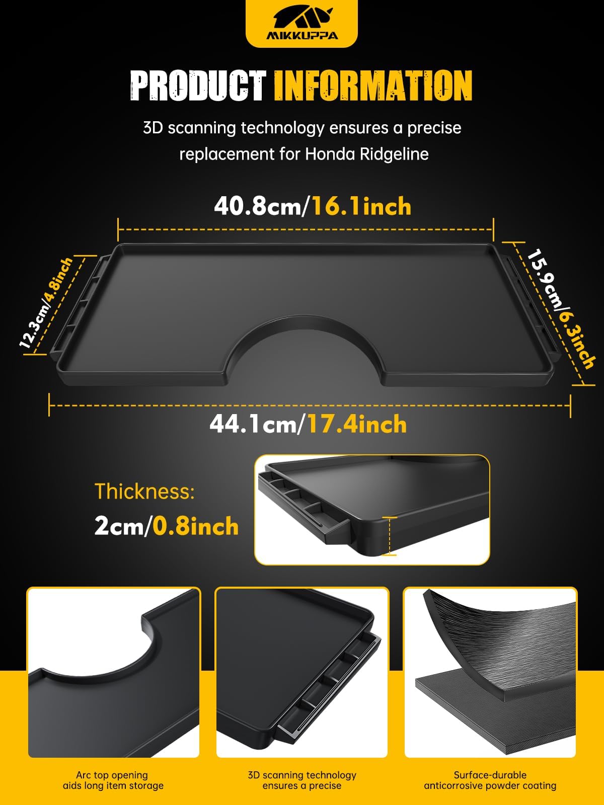 MIKKUPPA close-up of polypropylene texture showing durable wear resistance benefit