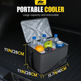 MIKKUPPA detachable cooler closeup showing insulated construction and leak protection