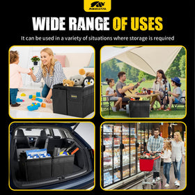 MIKKUPPA organizer folded flat for space-saving storage between uses