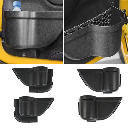 MIKKUPPA front door pocket installed in Jeep Wrangler provides secure storage