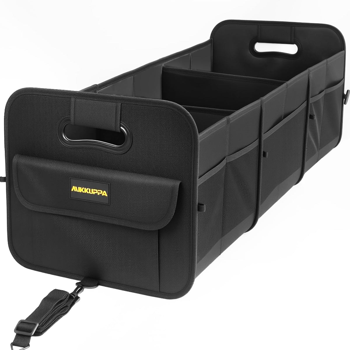 MIKKUPPA front view open organizer showing roomy storage and quick access benefit