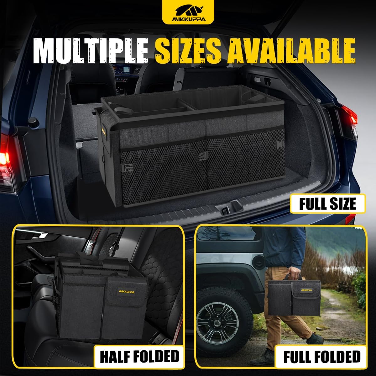 MIKKUPPA non-slip bottom close-up highlighting anti-slip grip for safer driving