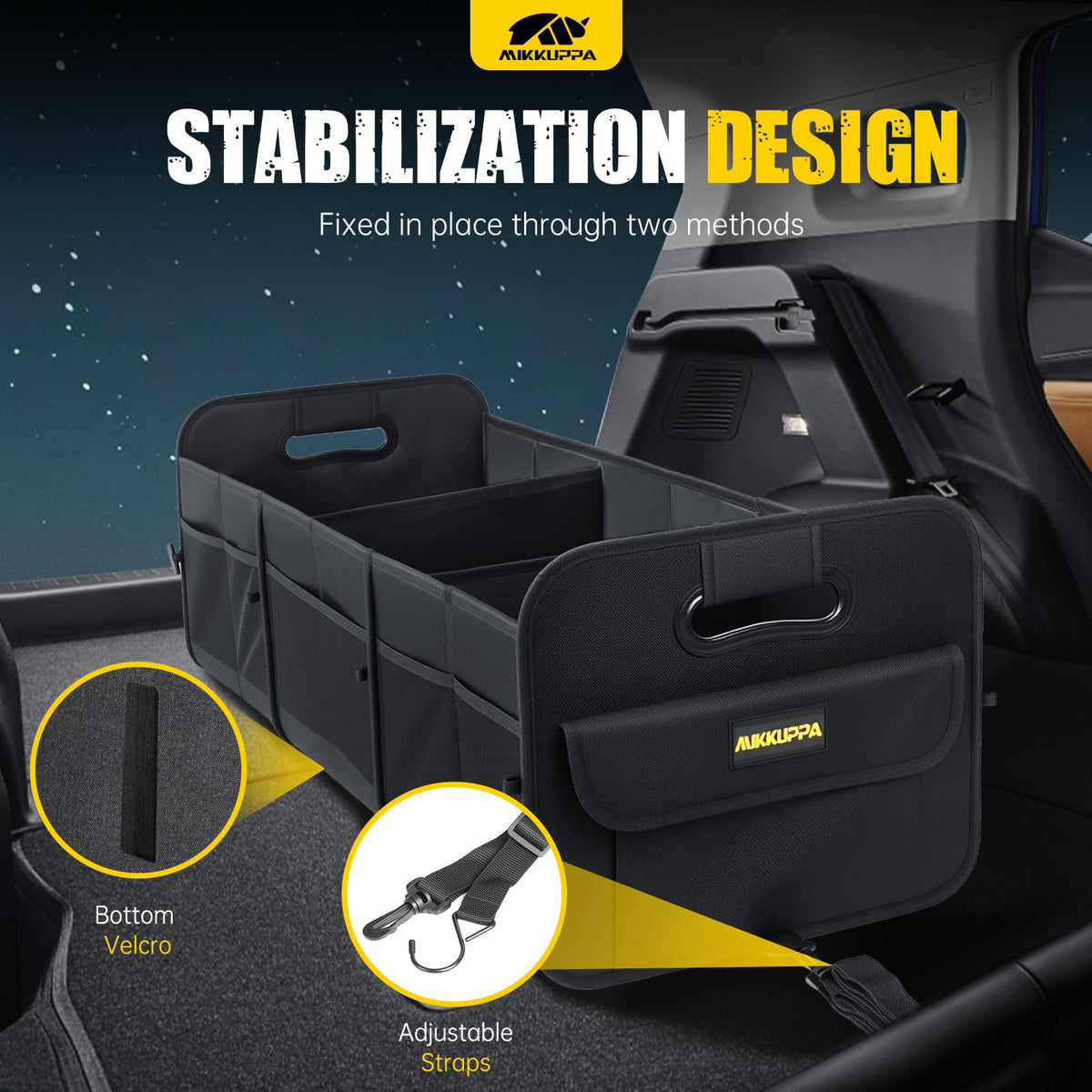 MIKKUPPA non-slip bottom detail demonstrating stability and anti-shift benefit