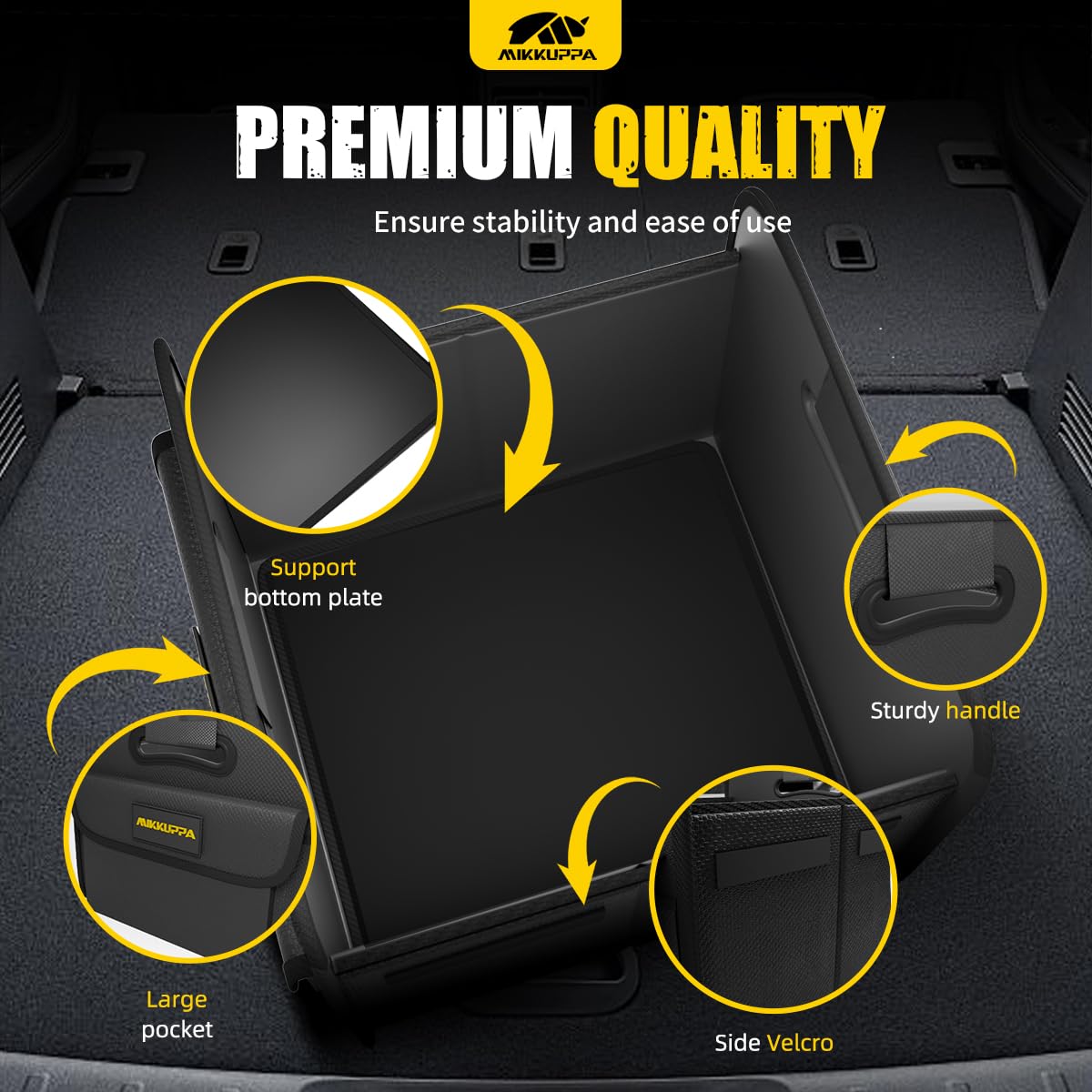 MIKKUPPA non-slip bottom detail preventing cargo movement during drives