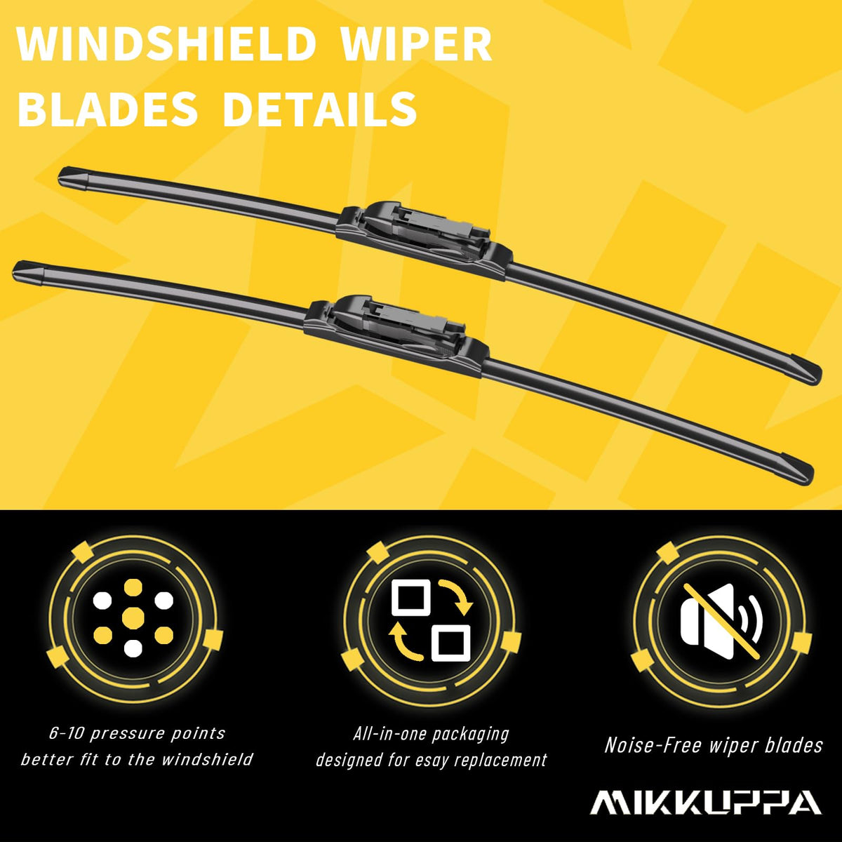 MIKKUPPA spoiler and rubber profile detail showing aerodynamic design for steady contact