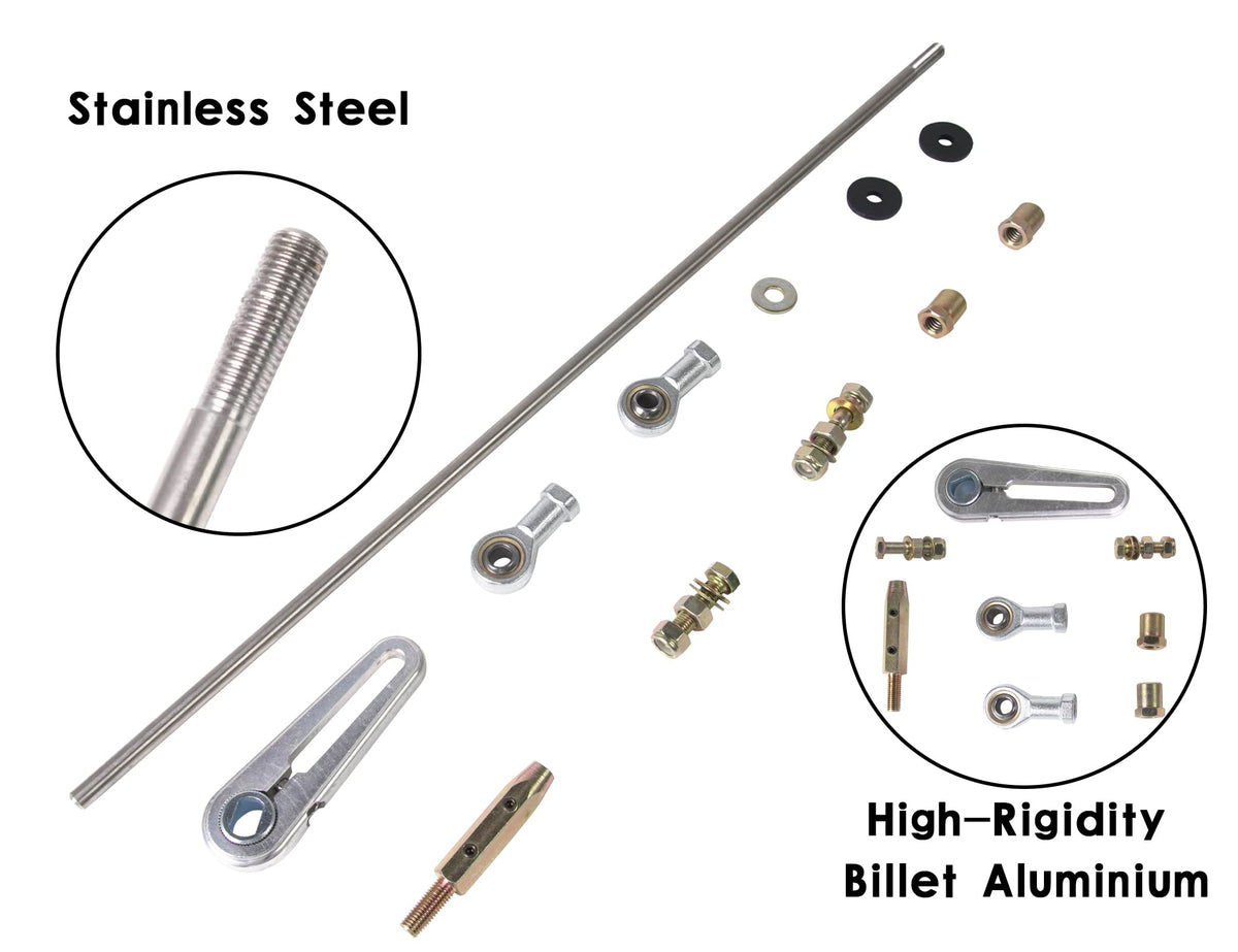 MIKODA hex connector and jam nut detail highlighting adjustability and secure locking