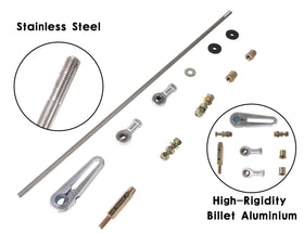 MIKODA hex connector and jam nut detail highlighting adjustability and secure locking