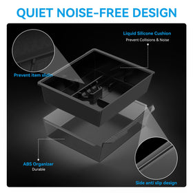 Mikogo hidden storage box with magnetic closure securing valuables out of sight