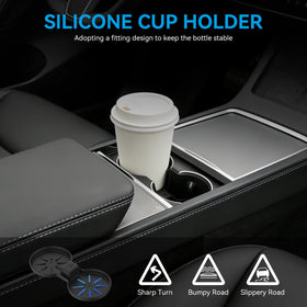 Mikogo organizer installed in Tesla Model Y Juniper for tidy, accessible storage