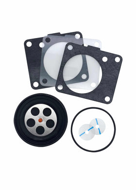 Mikuni seals and O-rings closeup, showing durable components to prevent fuel leaks