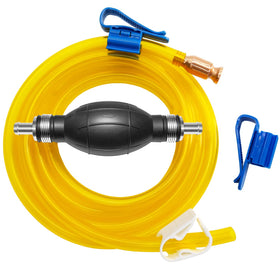 MILADO front view of pump kit showing full contents and compact packaging benefit