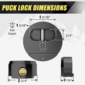 MILBOPAX key slot detail showing push-to-lock core and smooth key operation for quick access